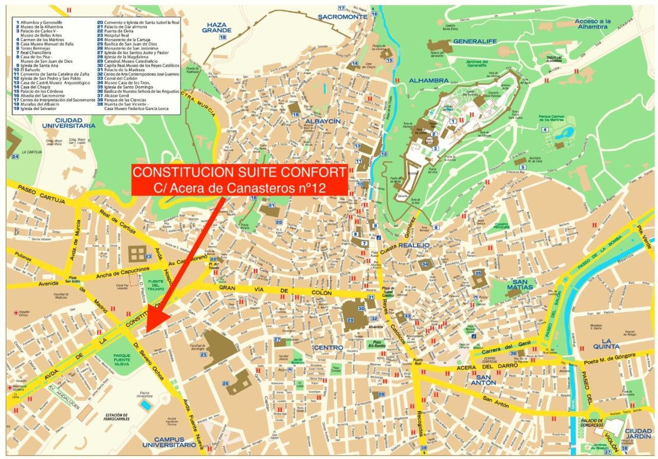 Constitucion Suite Confort I Granada Eksteriør billede